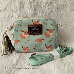 Loungefly Pokémon Eevee Floral Crossbody Bag